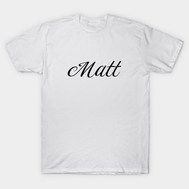 Name Matt T-Shirt by gulden